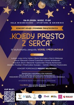 Gniewino Wydarzenie Koncert Voxel i Przyjaciele: koncert kolęd i piosenek świątecznych "Kolędy prosto z serca"