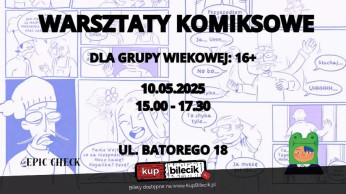 Warsztaty Komiksowe. Wiek: 16+